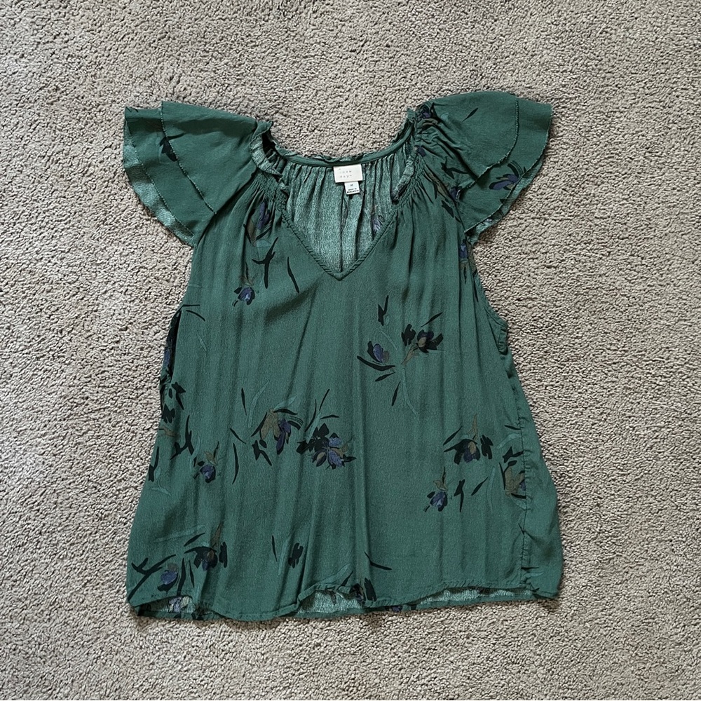 A New Day Cap Sleeve Blouse
